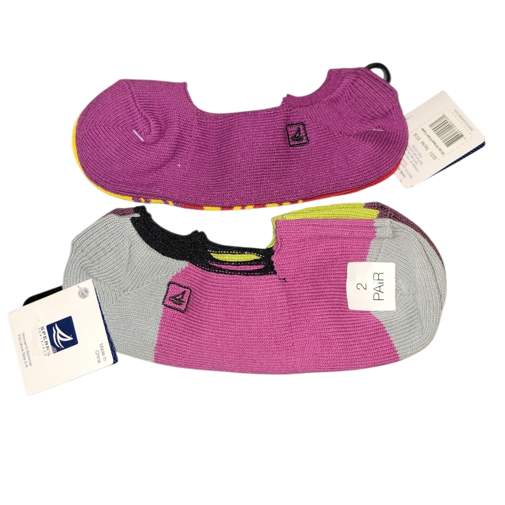 Womens Sperry Topsider Skimmer Socks 2 Sets Of 2pr